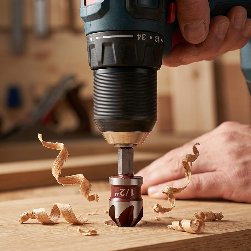 🛠️60 % DE RÉDUCTION MAINTENANT ! 🔩 Jeu de forets à fraiser pour le travail du bois (5 ou 3 pièces) – Trous nets et affleurants, durable et rapide ⚙️