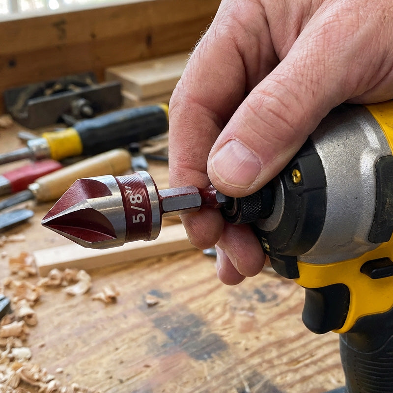 🛠️60 % DE RÉDUCTION MAINTENANT ! 🔩 Jeu de forets à fraiser pour le travail du bois (5 ou 3 pièces) – Trous nets et affleurants, durable et rapide ⚙️