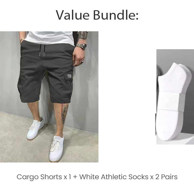 🥳PROMOTION EXCEPTIONNELLE 2026🩳60 % DE RÉDUCTION ! Short cargo léger – Tissu respirant, coupe genou. Poches sécurisées pour téléphone et clés. Confortable toute la journée. ✅☀️