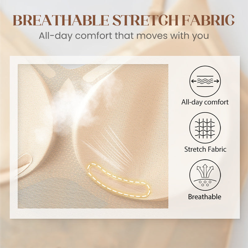 🌸DERNIER JOUR DE L'OFFRE SPÉCIALE - 60 % DE RÉDUCTION💕Débardeur gainant sans coutures pour femme avec soutien-gorge intégré