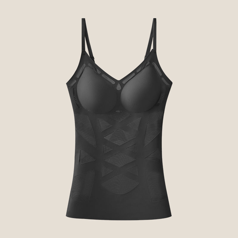 🌸DERNIER JOUR DE L'OFFRE SPÉCIALE - 60 % DE RÉDUCTION💕Débardeur gainant sans coutures pour femme avec soutien-gorge intégré