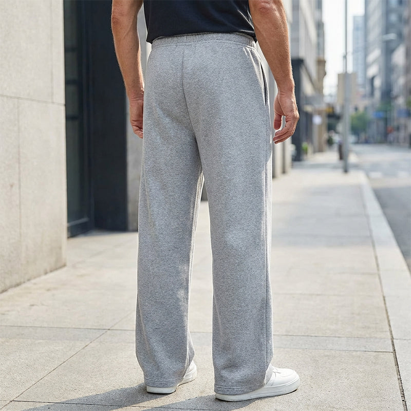 🩳 60 % DE RÉDUCTION ! 👖 Pantalon ample pour homme avec cordon de serrage - Tissu en coton confortable, poches et style décontracté pour tous les jours et le sport 🏃‍♂️