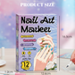 ✍️ 50 % DE RÉDUCTION ! 💅 Stylo de manucure avec pointe 2-en-1 – Lignes et détails précis – Idéal à la maison ou en déplacement – Un nail art soigné et professionnel sans effort ✨