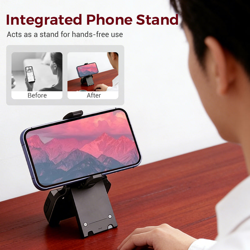 Poignée d'appareil photo Bluetooth avec obturateur à distance