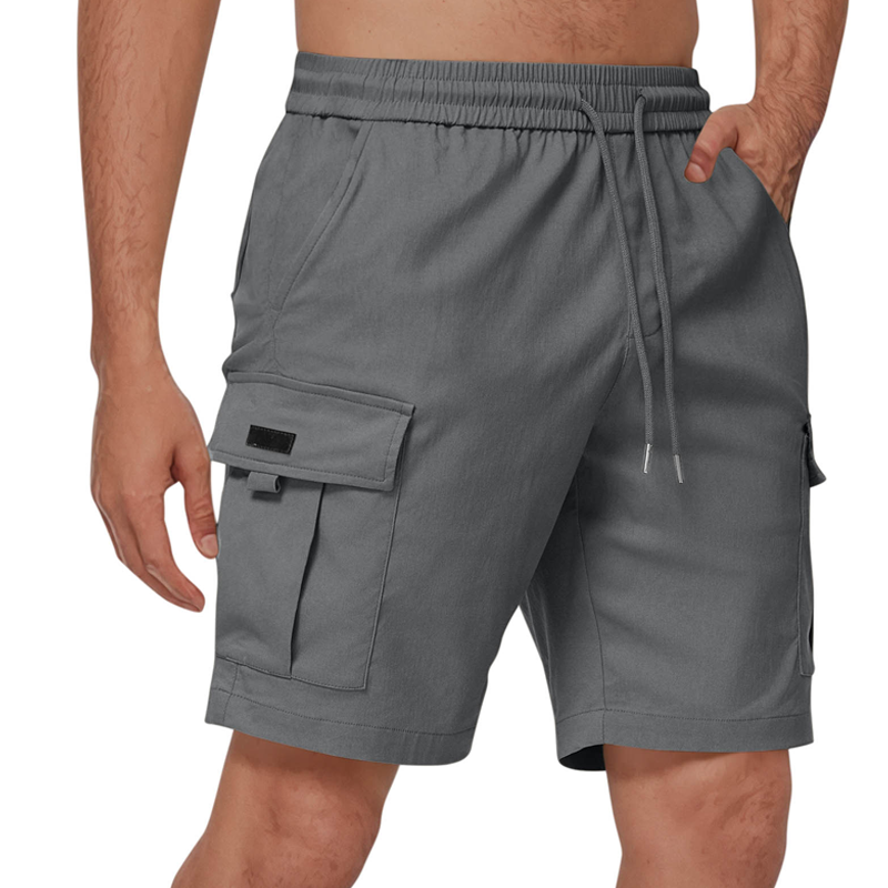 👖60 % DE RÉDUCTION MAINTENANT🔥Shorts cargo décontractés pour hommes avec taille élastique