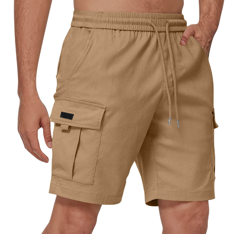 👖60 % DE RÉDUCTION MAINTENANT🔥Shorts cargo décontractés pour hommes avec taille élastique