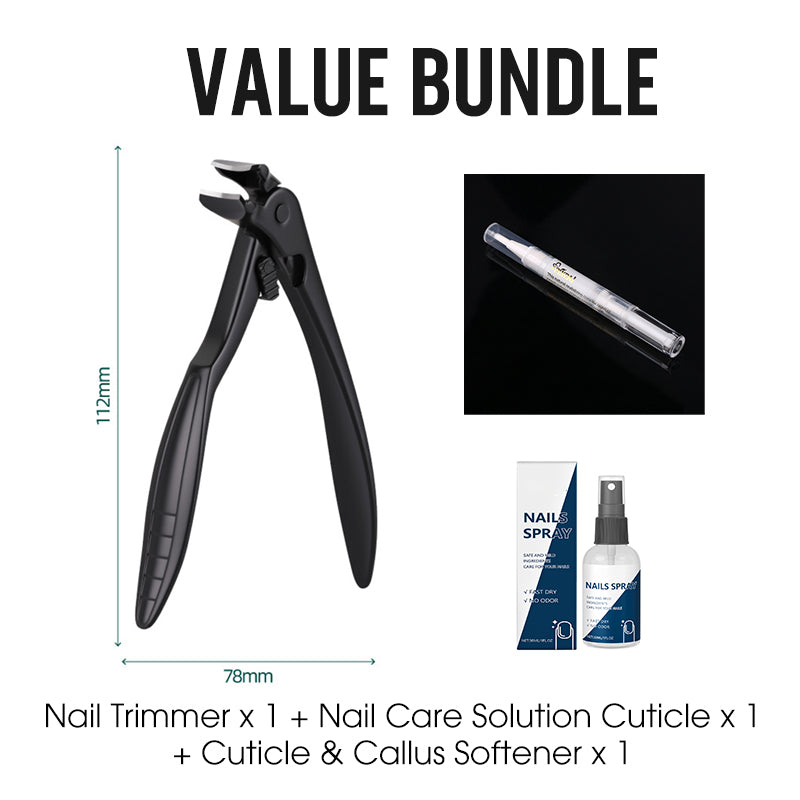💘60% DE RÉDUCTION ✂️Coupe-ongles en acier inoxydable résistant aux éclaboussures – large ouverture et rangement sécurisé !