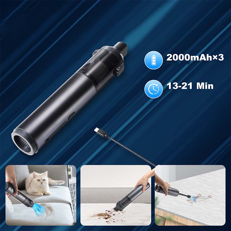 🚗🧹 50 % DE RÉDUCTION ! Aspirateur de voiture V8 Apex – mini-aspirateur portable sans fil 4-en-1 avec une puissance d’aspiration de 16 000 Pa ✨