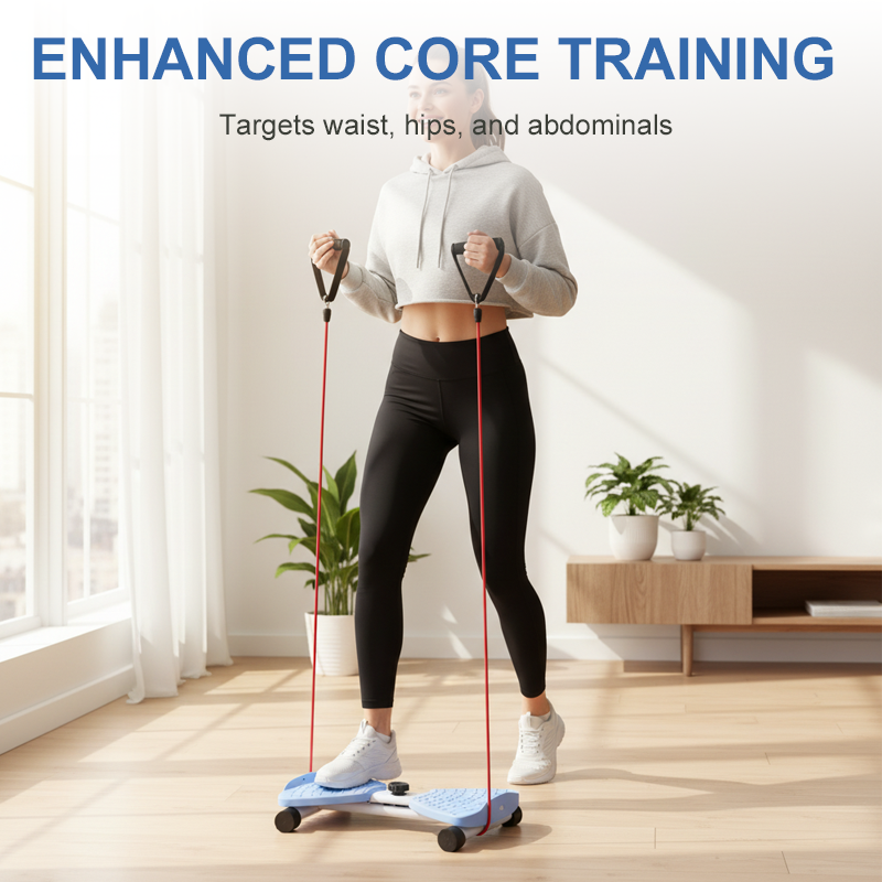 📢📢60 % DE RÉDUCTION !!!🧘‍♀️Appareil de cardio compact avec rotation et stepper✨