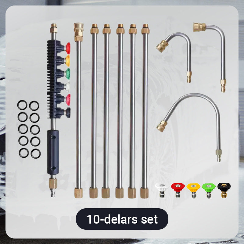 🎁 OFFRE À DURÉE LIMITÉE : 50 % DE RÉDUCTION ! 💥 Lance télescopique pour nettoyeur haute pression 4000 PSI — Nettoyage complet de la maison 3 en 1 ✨