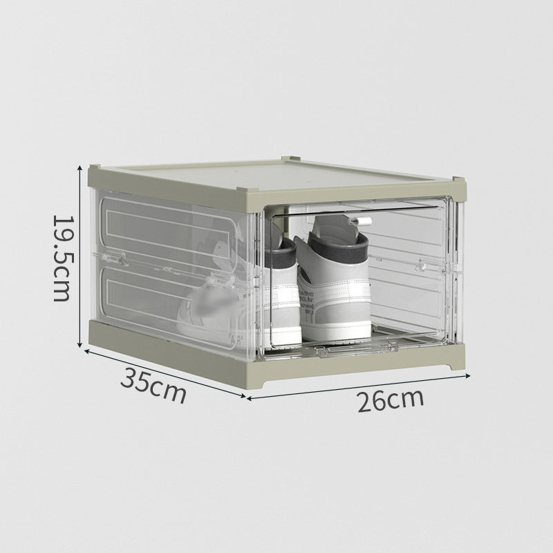 ✨ 50 % DE RÉDUCTION ! Boîte de rangement intégrée et renforcée pour chaussures – Pas besoin d'outils, empilable, protège les chaussures de la poussière. 👟📦