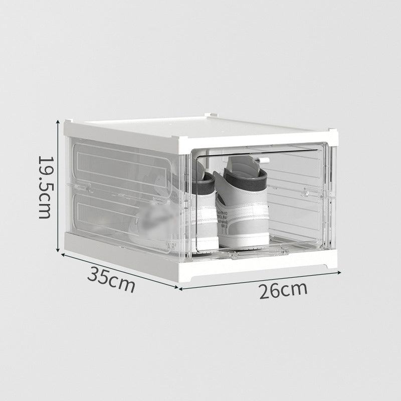✨ 50 % DE RÉDUCTION ! Boîte de rangement intégrée et renforcée pour chaussures – Pas besoin d'outils, empilable, protège les chaussures de la poussière. 👟📦