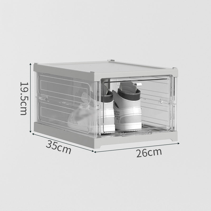 ✨ 50 % DE RÉDUCTION ! Boîte de rangement intégrée et renforcée pour chaussures – Pas besoin d'outils, empilable, protège les chaussures de la poussière. 👟📦
