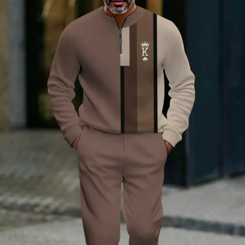 🔈🔈60 % DE RÉDUCTION🔥Ensemble pull et pantalon imprimé graphique pour homme