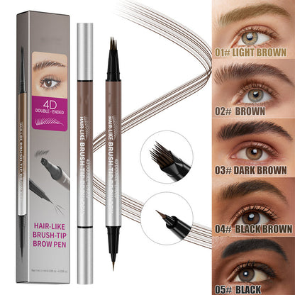 ✨️OFFRES SPÉCIALES - 60 % DE RÉDUCTION✨️Crayon à sourcils liquide 2-en-1 waterproof