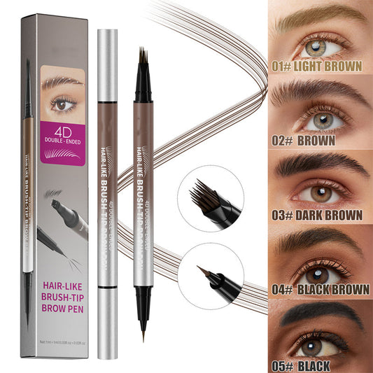 ✨️OFFRES SPÉCIALES - 60 % DE RÉDUCTION✨️Crayon à sourcils liquide 2-en-1 waterproof