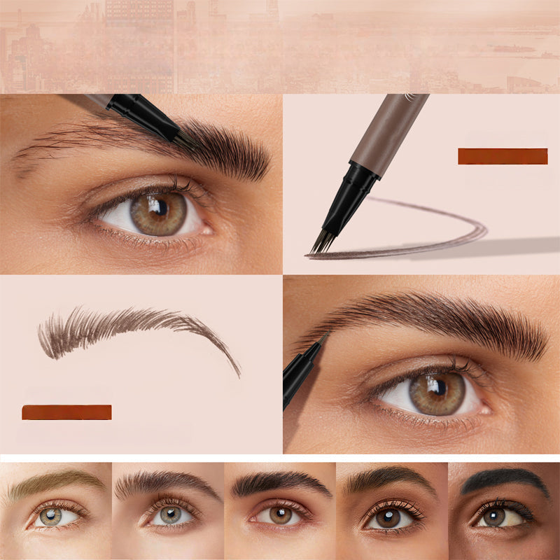 ✨️OFFRES SPÉCIALES - 60 % DE RÉDUCTION✨️Crayon à sourcils liquide 2-en-1 waterproof