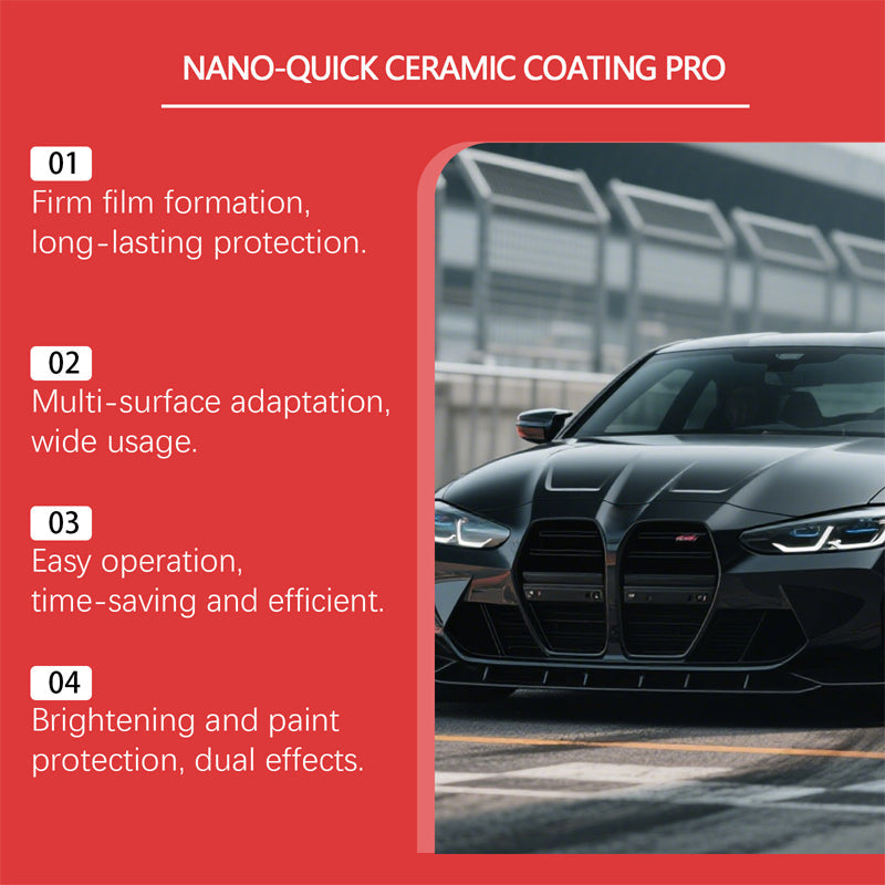 🚙 PROMO 50 % DE RÉDUCTION ! 💣 Spray Lustrant Nano‑Céramique – Brillant Miroir Hydrofuge ✨