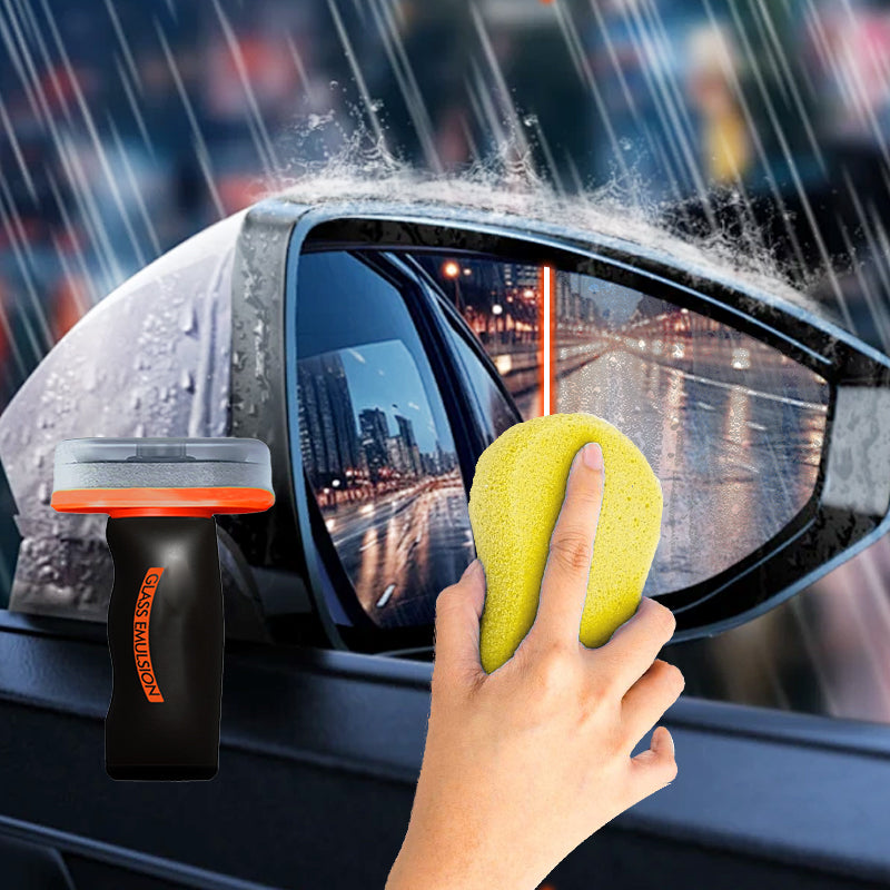 🧼 Nettoyant anti-voile en format de poche | Élimine le voile · Brosse souple qui n'abîme pas le verre · Polissage en une seule étape · Portable et polyvalent