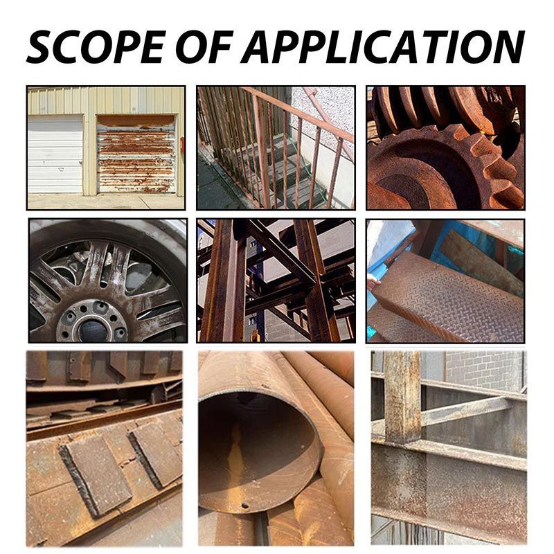 🥳PROMOTION EXCEPTIONNELLE 2026🥳⚙️60 % DE RÉDUCTION ! Convertisseur de rouille multifonctionnel : appliquez-le au pinceau, la rouille disparaît. Prêt à recevoir une sous-couche. Idéal pour les voitures, les clôtures et le mobilier de jardin. 🌧️🔩