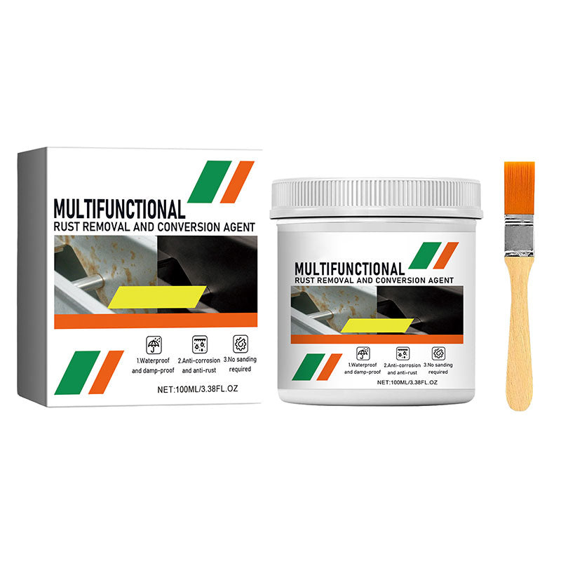 🥳PROMOTION EXCEPTIONNELLE 2026🥳⚙️60 % DE RÉDUCTION ! Convertisseur de rouille multifonctionnel : appliquez-le au pinceau, la rouille disparaît. Prêt à recevoir une sous-couche. Idéal pour les voitures, les clôtures et le mobilier de jardin. 🌧️🔩