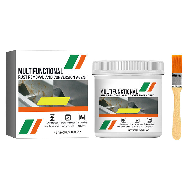 🥳PROMOTION EXCEPTIONNELLE 2026🥳⚙️60 % DE RÉDUCTION ! Convertisseur de rouille multifonctionnel : appliquez-le au pinceau, la rouille disparaît. Prêt à recevoir une sous-couche. Idéal pour les voitures, les clôtures et le mobilier de jardin. 🌧️🔩