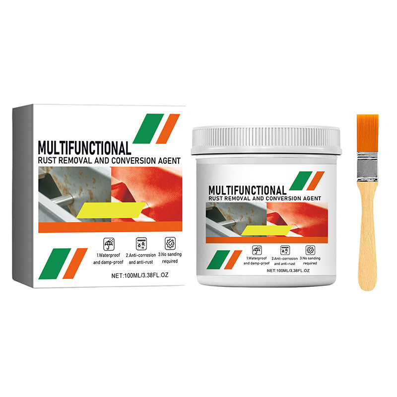 🥳PROMOTION EXCEPTIONNELLE 2026🥳⚙️60 % DE RÉDUCTION ! Convertisseur de rouille multifonctionnel : appliquez-le au pinceau, la rouille disparaît. Prêt à recevoir une sous-couche. Idéal pour les voitures, les clôtures et le mobilier de jardin. 🌧️🔩
