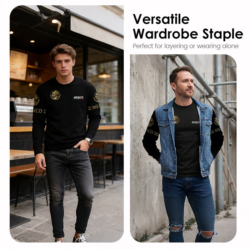 🔈🔈NOUVEAUTÉ 2026 - 60 % DE RÉDUCTION 🔥👔 T-shirt homme à manches longues et col rond