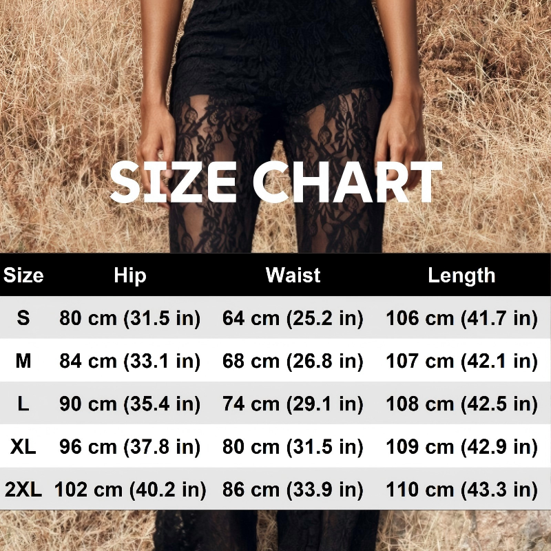 🔈🔈60% DE RÉDUCTION !👖Pantalon élégant en dentelle évasée à taille haute – Short intégré et style bohème chic pour l’été et les festivals 🌸