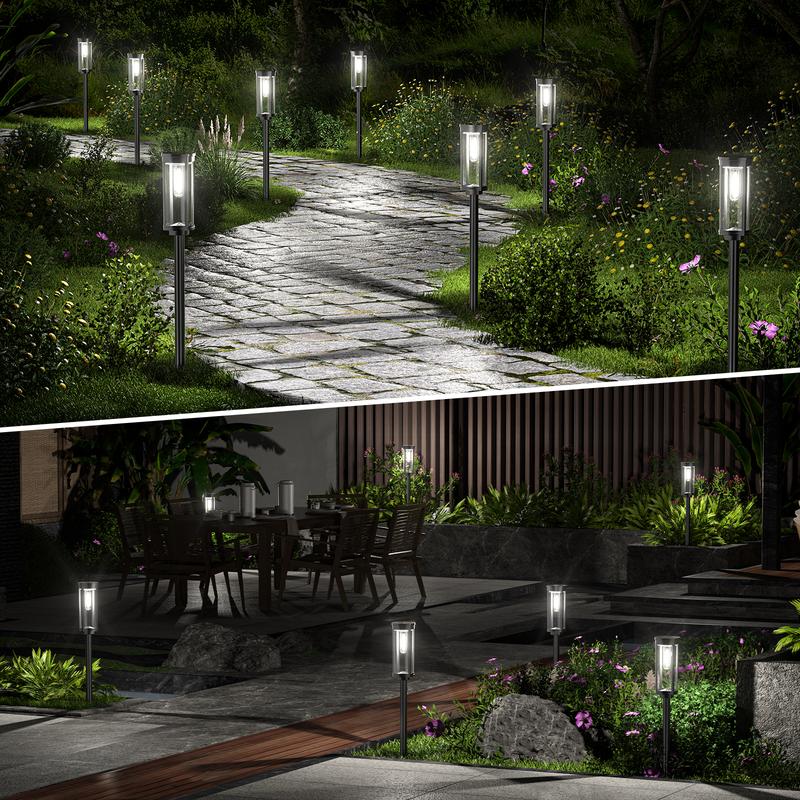 🔥OFFRE EXCEPTIONNELLE 2026🔥 Éclairage solaire de jardin – Design rétro, autonomie de 12 à 14 heures et étanchéité IP65