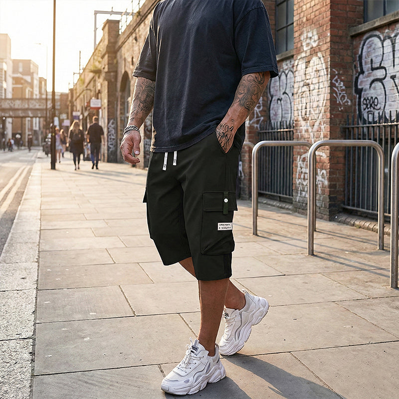 🔈🔈 NOUVEAUTÉS 2026 - 60 % DE RÉDUCTION 🔥👖 Pantalon cargo capri décontracté à cordon pour homme