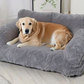 🐶🛋️ Canapé-lit apaisant et moelleux pour animaux de compagnie – Bord surélevé, housse amovible et fond antidérapant pour chats et chiens 🐾