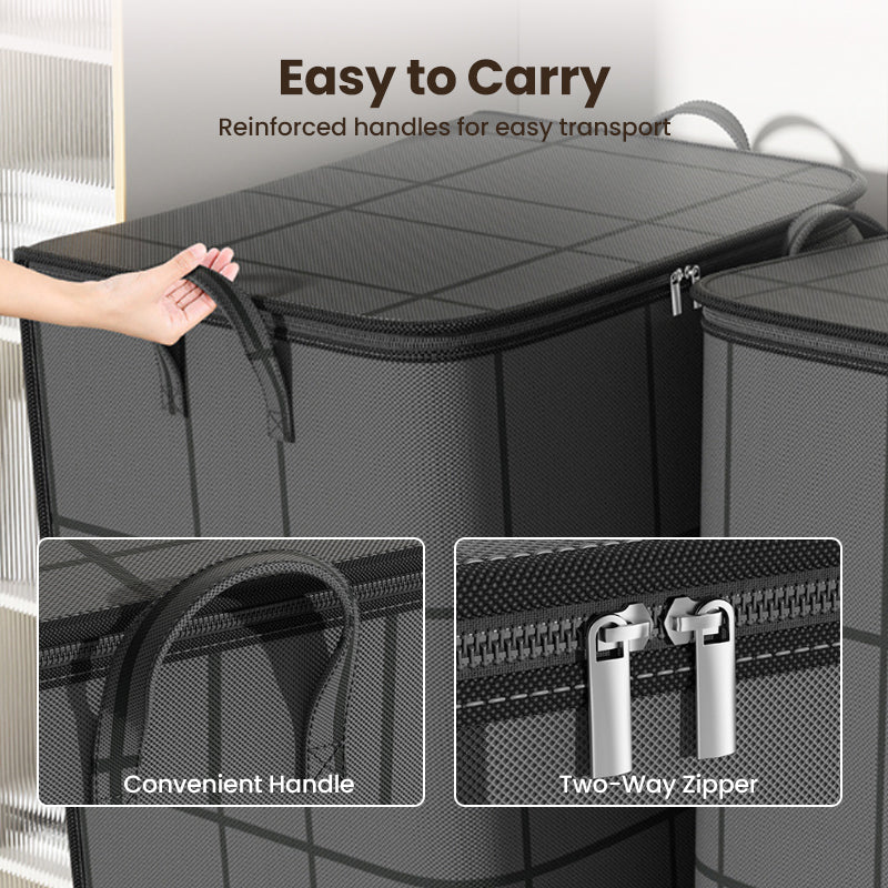 📢📢50% DE RÉDUCTION !! ⏰ Housse de Protection pour Couette & Linge de Lit – Grande Capacité, Tissu Non Tissé Résistant & Design Pliable pour Un Rangement Optimisé 🌿