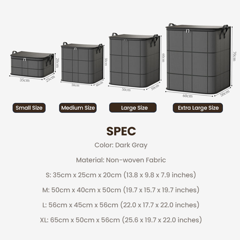 📢📢50% DE RÉDUCTION !! ⏰ Housse de Protection pour Couette & Linge de Lit – Grande Capacité, Tissu Non Tissé Résistant & Design Pliable pour Un Rangement Optimisé 🌿
