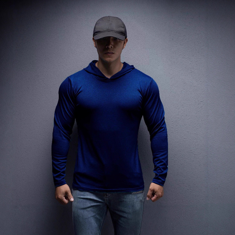 🔥NOUVEAU MODÈLE 2026 - 60 % DE RÉDUCTION 💪 Sweat à capuche de fitness à manches longues pour homme, coupe ajustée et extensible
