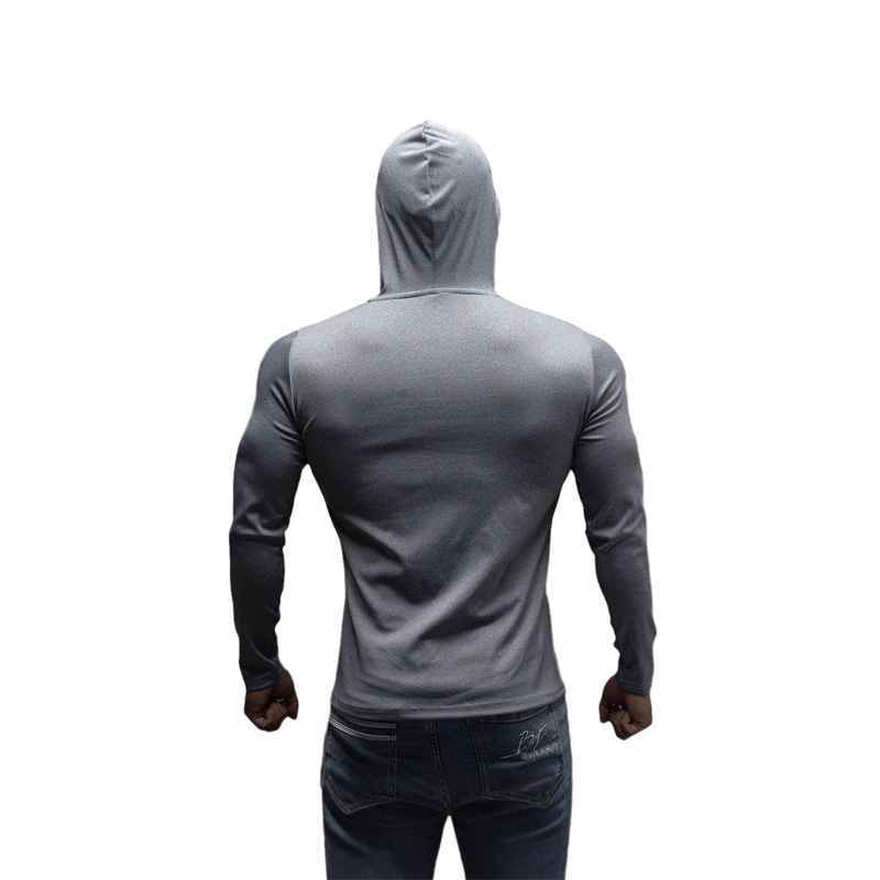 🔥NOUVEAU MODÈLE 2026 - 60 % DE RÉDUCTION 💪 Sweat à capuche de fitness à manches longues pour homme, coupe ajustée et extensible