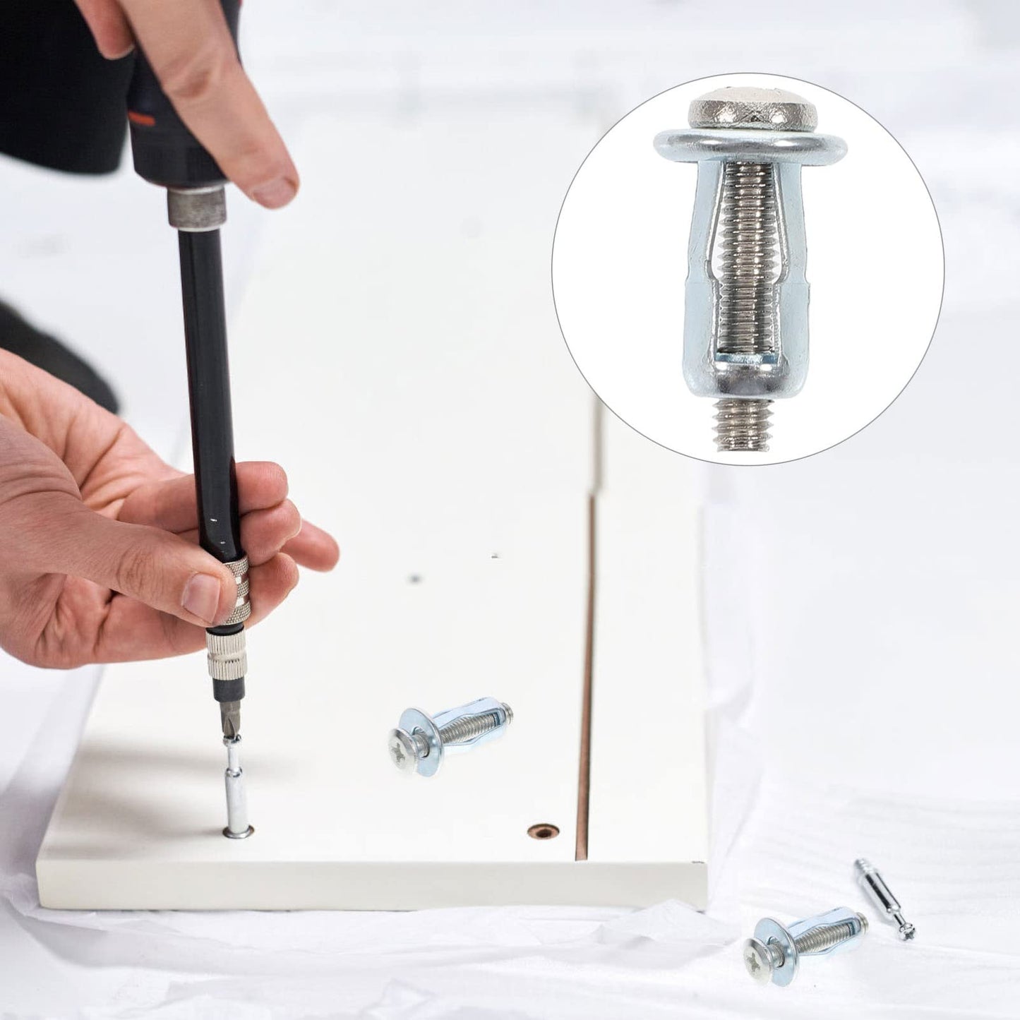 ❄️Fraîcheur estivale : 50 % de réduction !🔩Chevilles métalliques pour cloisons sèches – Chevilles à expansion robustes pour étagères, crochets, lampes et fixations murales