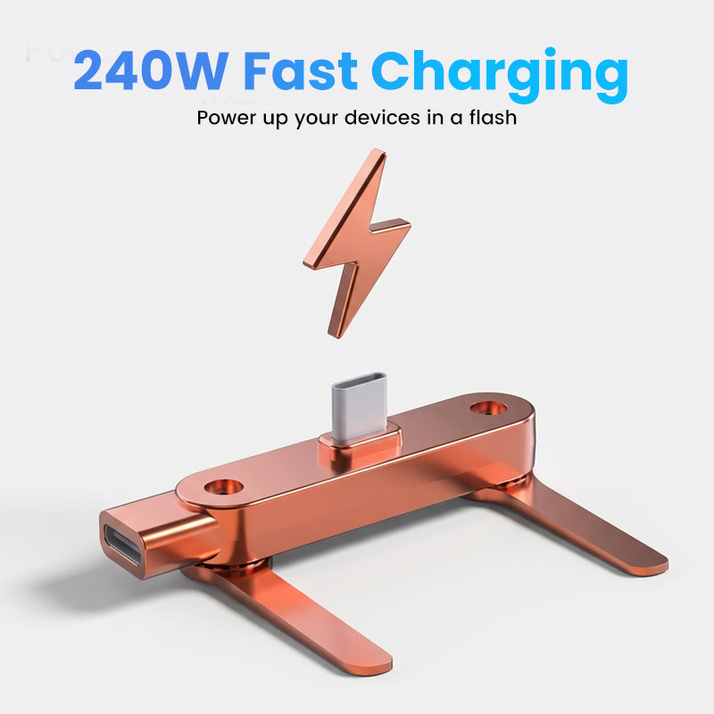 ⏰🔥OFFRE LIMITÉE : 50 % DE RÉDUCTION ! 🔋 Adaptateur de recharge rapide avec support pour téléphone pivotant à 360° – Mains libres, compatibilité universelle et design compact 📱⚡✨
