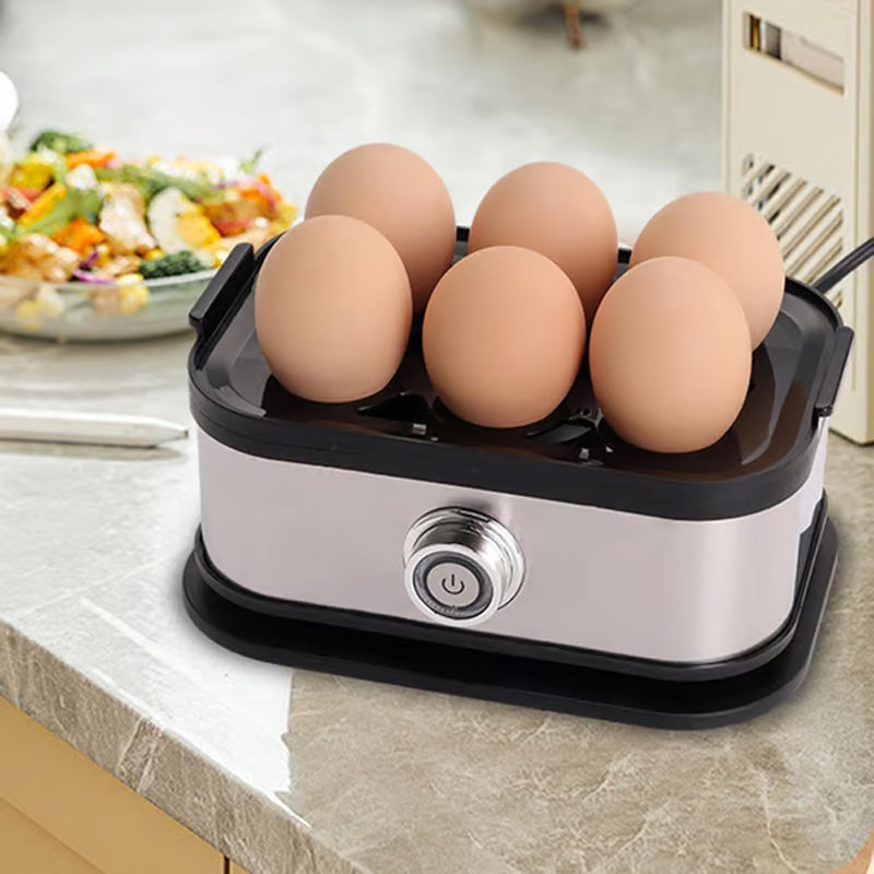 🥚✨ Cuiseur à œufs multifonction avec couvercle transparent – Œufs à la coque, pochés ou omelette, arrêt automatique, design compact, le petit appareil malin des petits-déjeuners réussis 🍳👌
