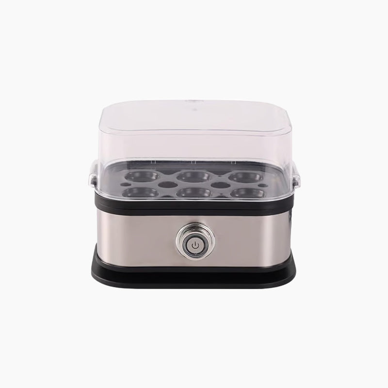 🥚✨ Cuiseur à œufs multifonction avec couvercle transparent – Œufs à la coque, pochés ou omelette, arrêt automatique, design compact, le petit appareil malin des petits-déjeuners réussis 🍳👌