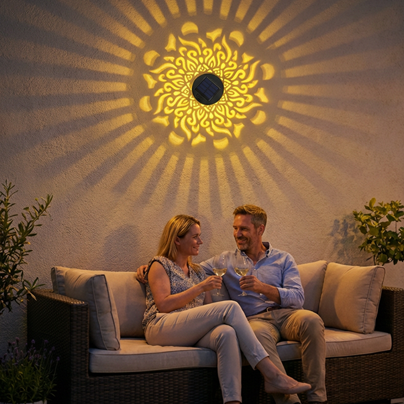 ☀️NOUVEAUTÉS 2026 - 60 % DE RÉDUCTION☀️Projecteur de mandala solaire