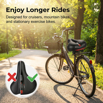 🔈🔈60 % DE RÉDUCTION🚲Selle de vélo ergonomique et respirante avec mousse à mémoire de forme🔥