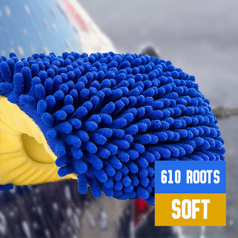 🚗60 % DE RÉDUCTION MAINTENANT ! 🧽 Balai de lavage de voiture télescopique à long manche en aluminium durable – Microfibre douce, anti-rayures et longueur réglable ✨