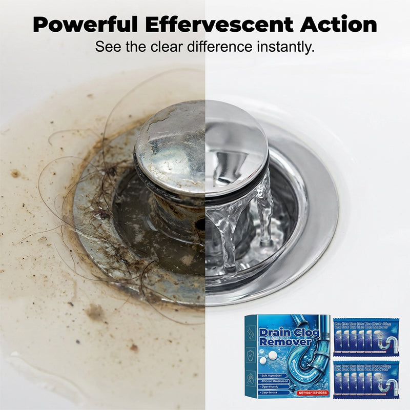 🧼 2 achetés, 3 offerts ! ⏰ Pastilles effervescentes pour déboucher les canalisations – dissolvent efficacement les cheveux, la graisse et les saletés – agissent rapidement et en douceur – pour la cuisine, la salle de bain et l'évier
