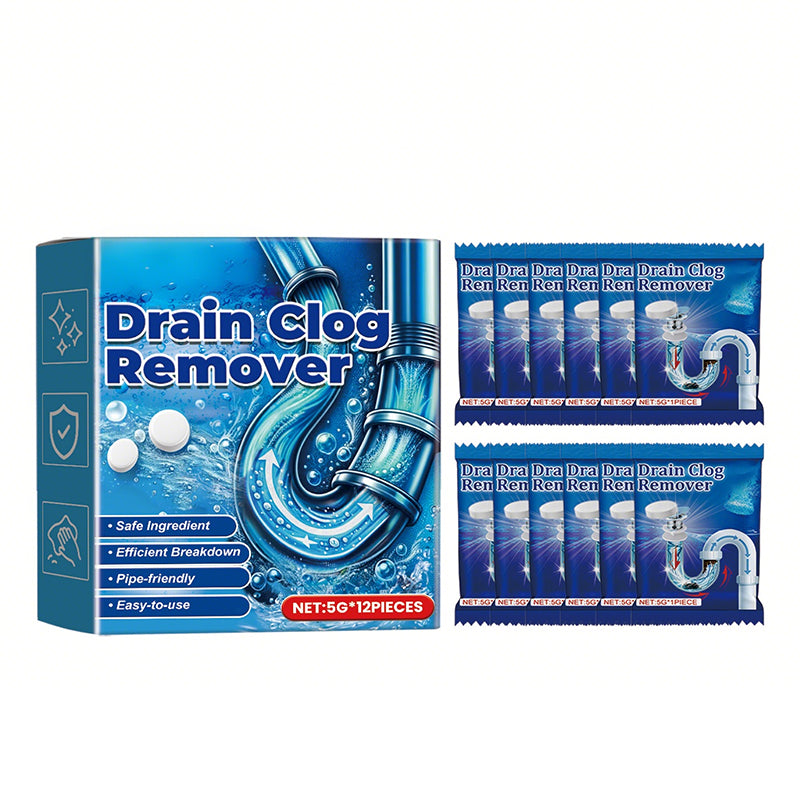 🧼 2 achetés, 3 offerts ! ⏰ Pastilles effervescentes pour déboucher les canalisations – dissolvent efficacement les cheveux, la graisse et les saletés – agissent rapidement et en douceur – pour la cuisine, la salle de bain et l'évier