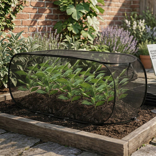 🌱60 % DE RÉDUCTION MAINTENANT ! ✨ Cache-plantes pliable et pliable en filet – Protège vos plantes, design respirant et installation facile 🌿