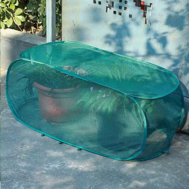 🌱60 % DE RÉDUCTION MAINTENANT ! ✨ Cache-plantes pliable et pliable en filet – Protège vos plantes, design respirant et installation facile 🌿