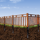Ancrages au sol pour poteaux de clôture (profil en H) 🔩 | Aucune excavation requise | Installation au marteau | Résistants à la rouille et à la corrosion | Usage polyvalent pour clôtures, boîtes aux lettres et gazebos 🏡