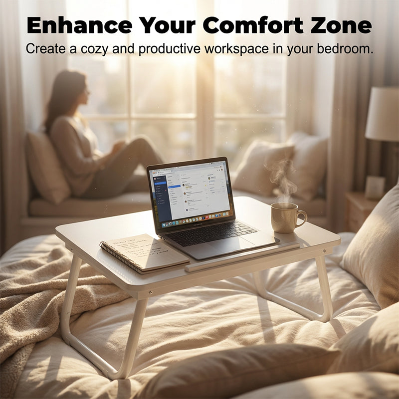 💻Meilleure vente 2026🔥Support pliable pour ordinateur portable avec porte-gobelet