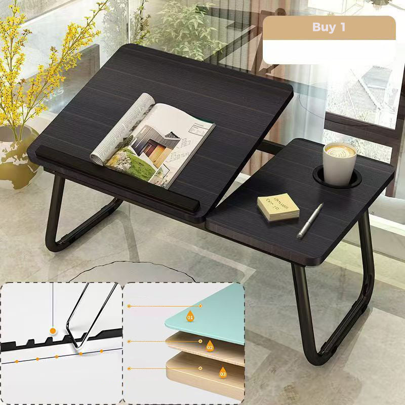 💻Meilleure vente 2026🔥Support pliable pour ordinateur portable avec porte-gobelet